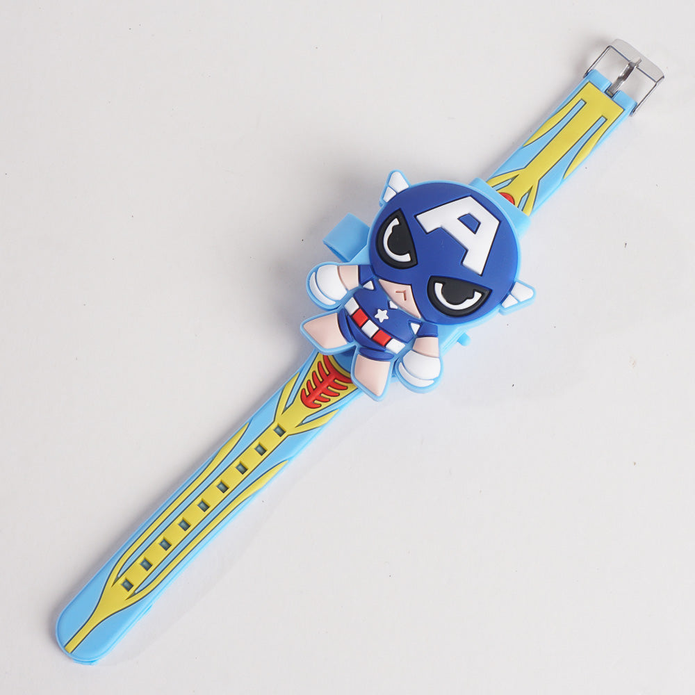Kids Character Digital Watch Blue