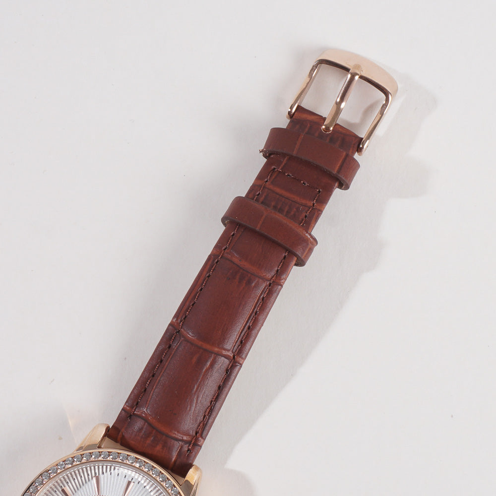 Women Stylish Wrist Watch Brown