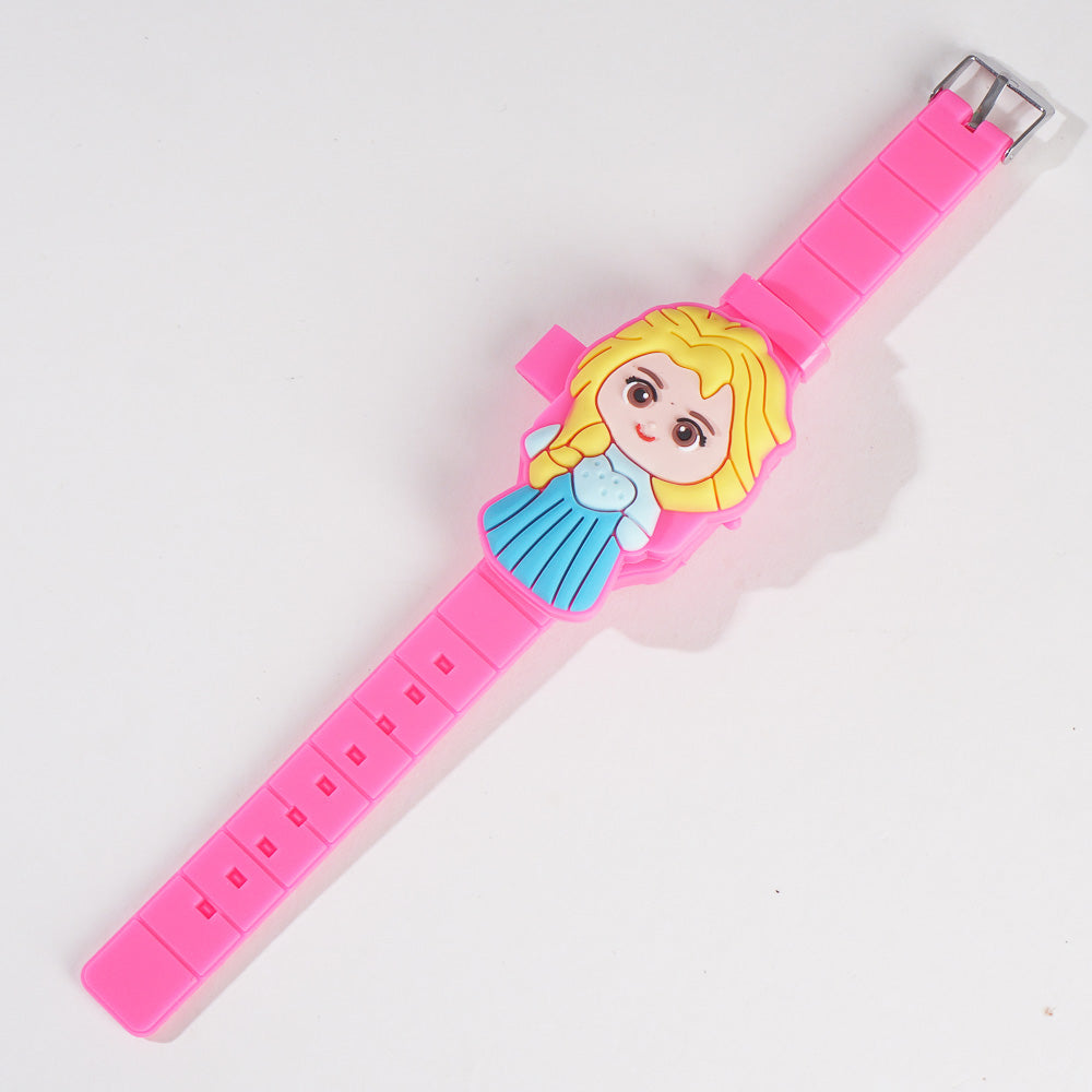 Kids Character Digital Watch Pink