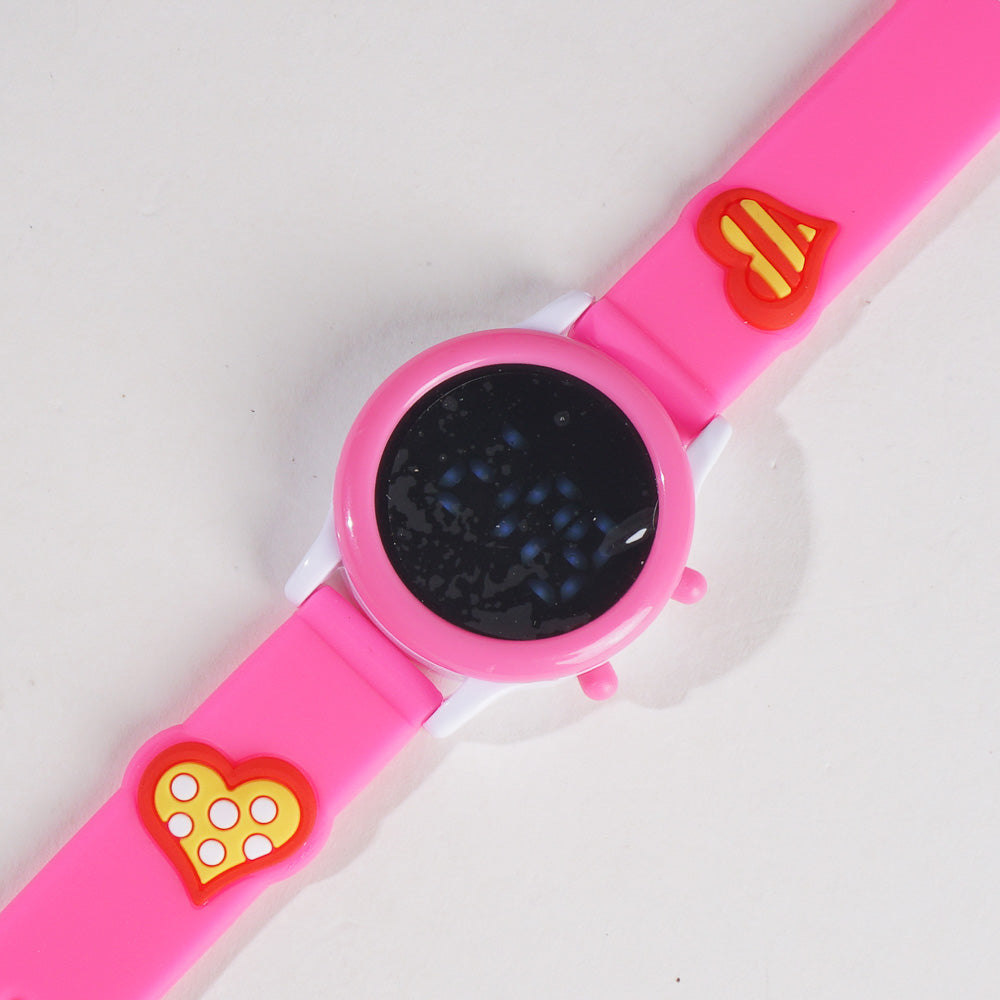 Digital LED Wrist Watch Pink