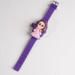 Kids Character Digital Watch Purple