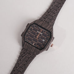 New Women Stylish Chain Wrist Watch Dark Brown