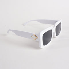 White Frame Sunglasses for Men & Women