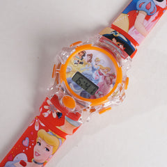 Kids Orange Character Digital Watch