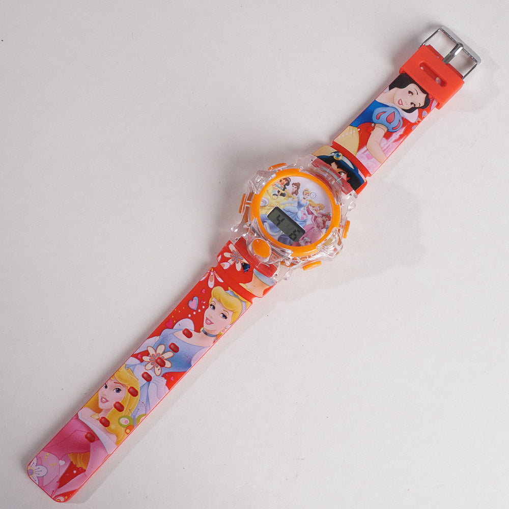 Kids Orange Character Digital Watch