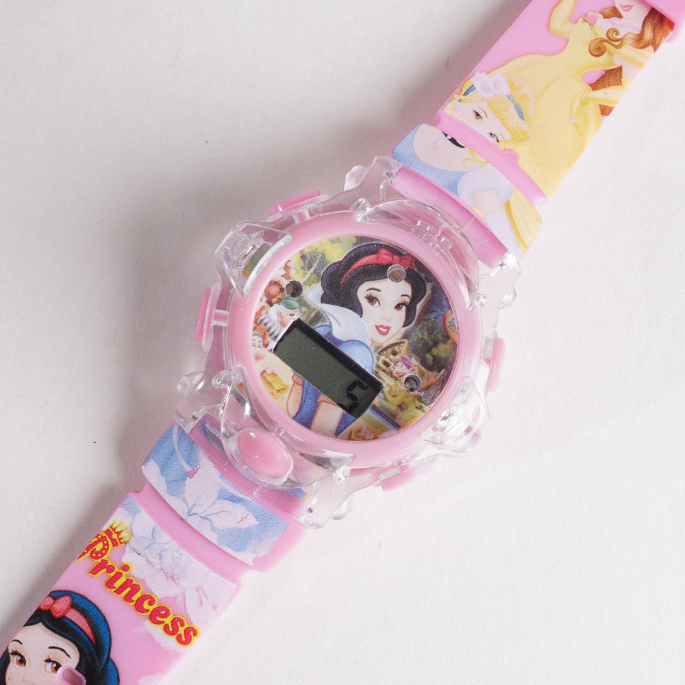 Kids Purple Character Digital Watch