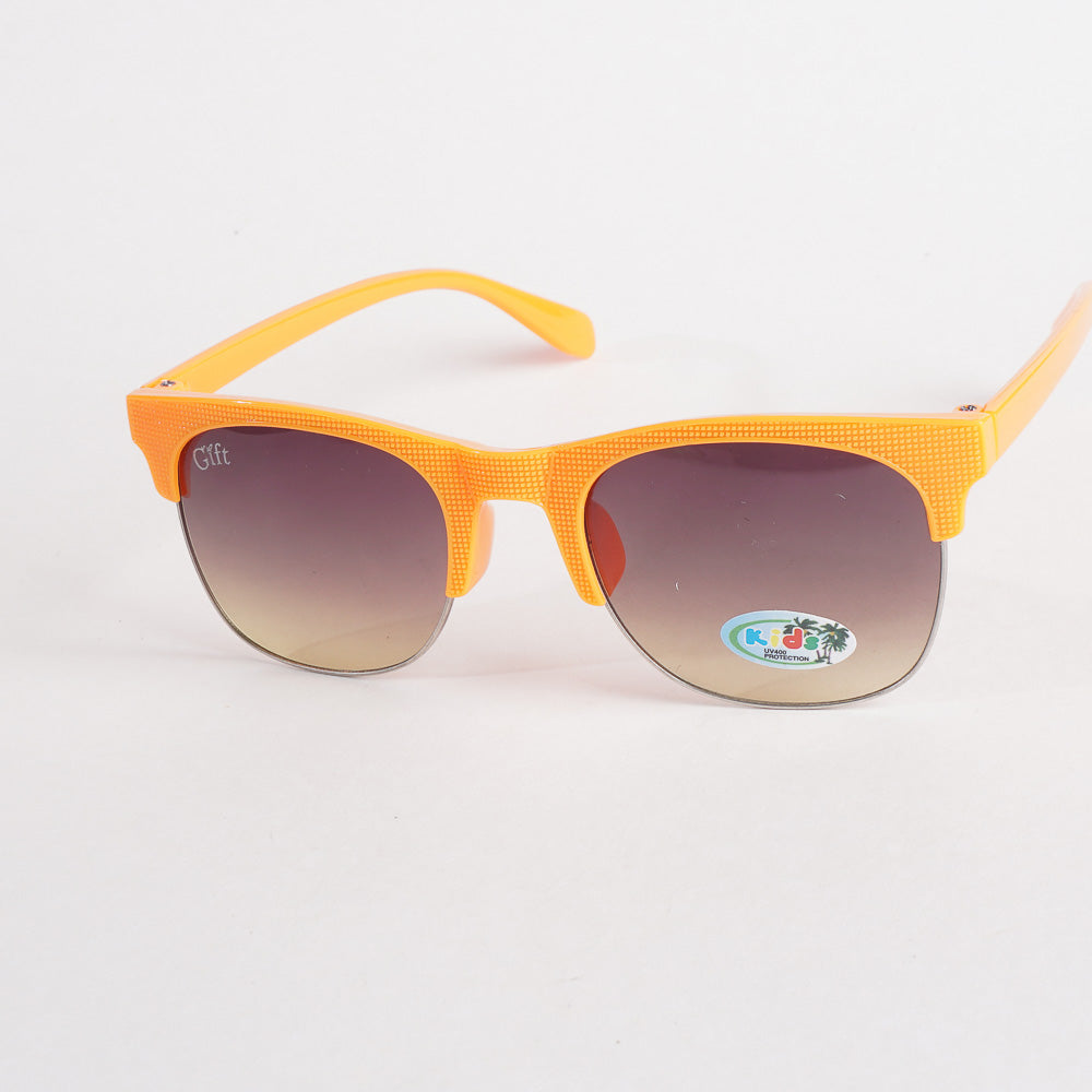 KIDS Sunglasses Orange Frame With Black Shade