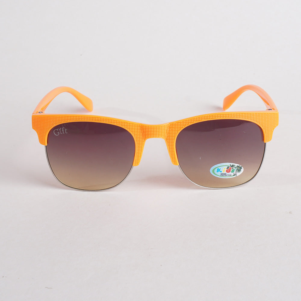 KIDS Sunglasses Orange Frame With Black Shade