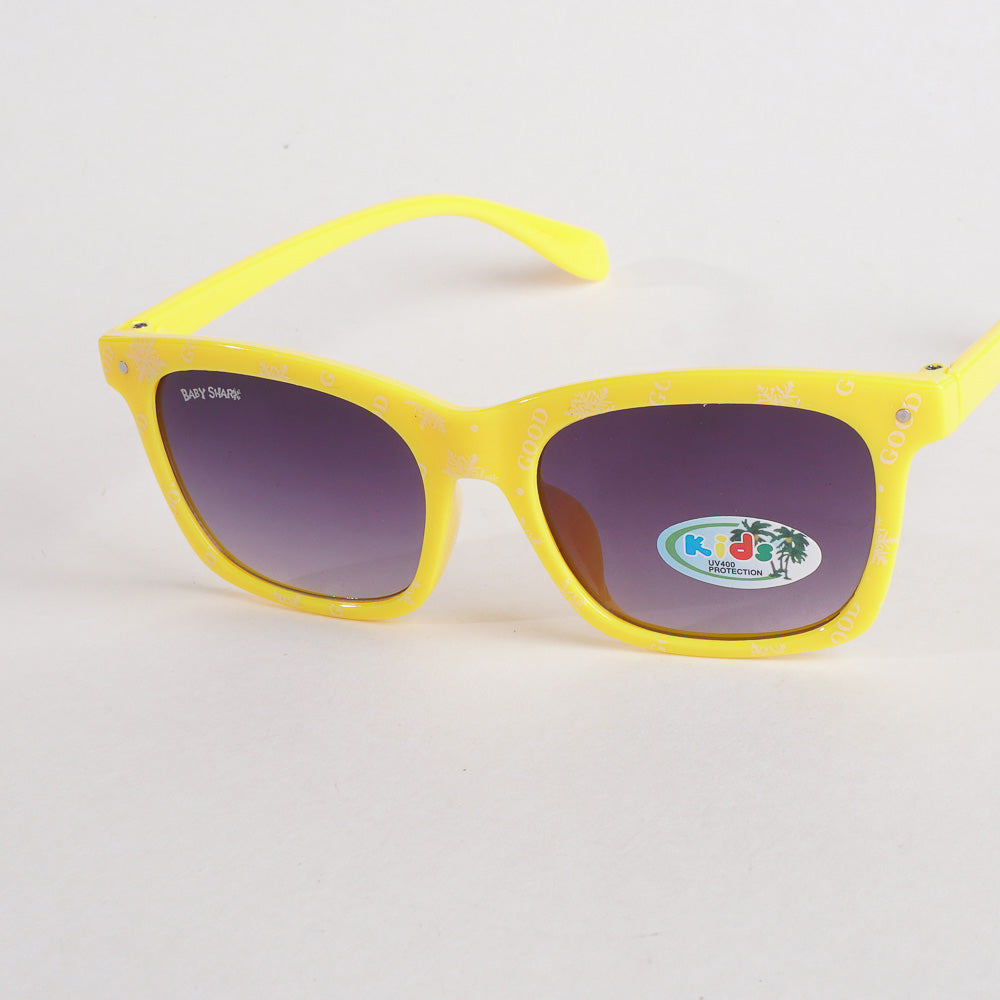 KIDS Sunglasses Yellow Frame With Black Shade
