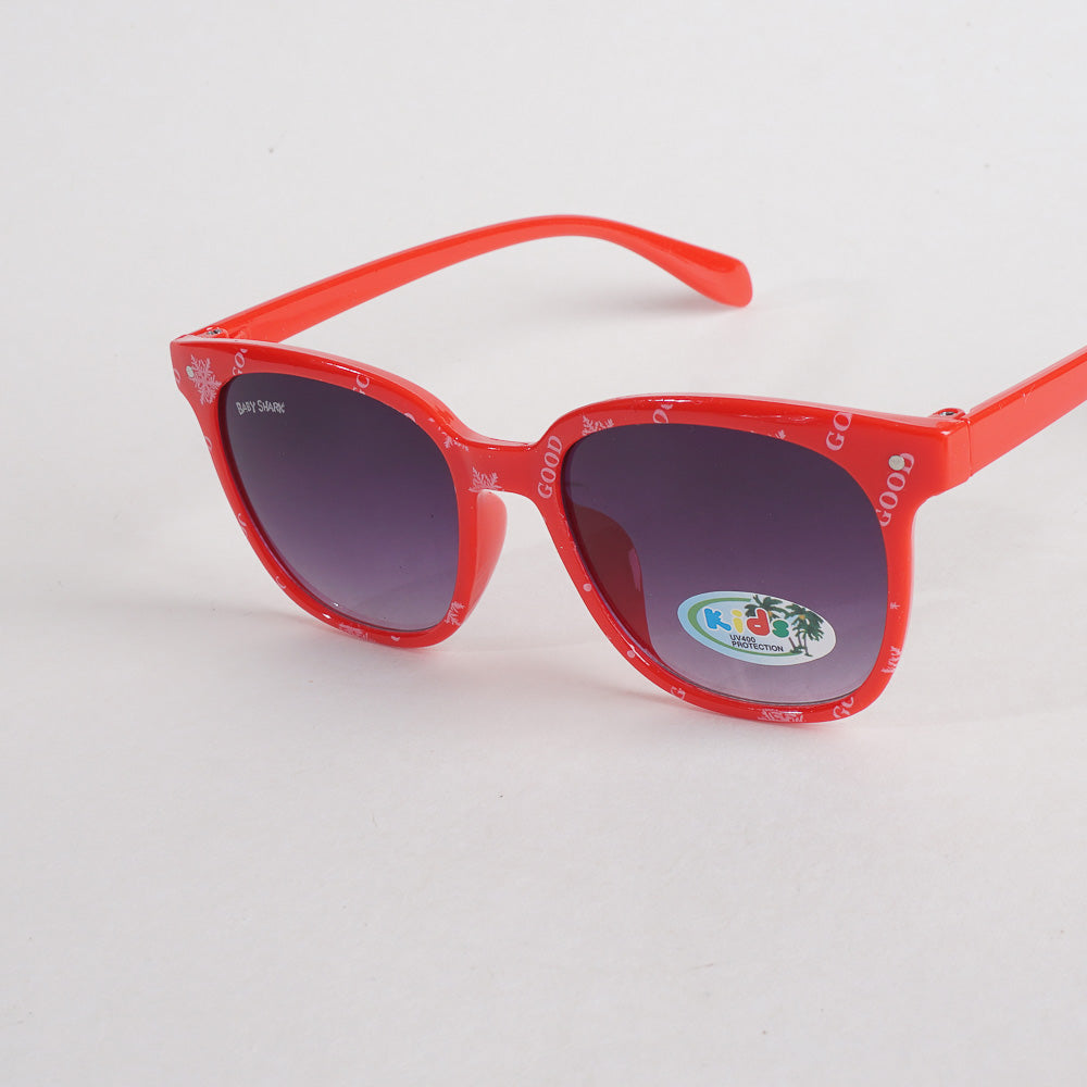 KIDS Sunglasses Red Frame With Black Shade