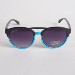 KIDS Sunglasses Black With Blue Shade