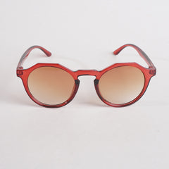 KIDS Sunglasses Red Frame With Brown Shade