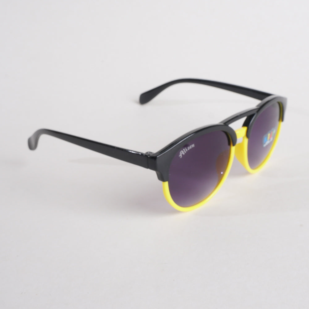 KIDS Sunglasses Black With Yellow Shade