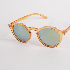KIDS Sunglasses Orange Frame With Green Shade