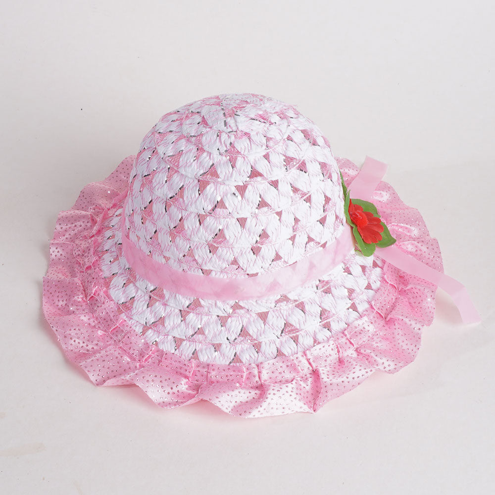 PINK Kids Sun Cap