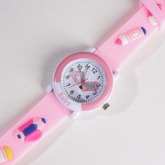 Kids Analog Wrist Watch Light Pink