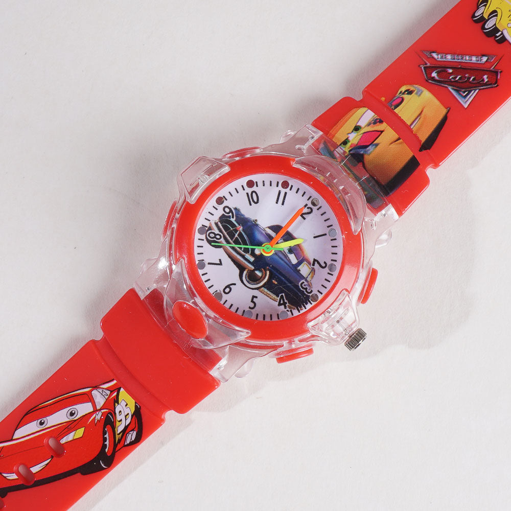 Kids Red Character Analog Watch