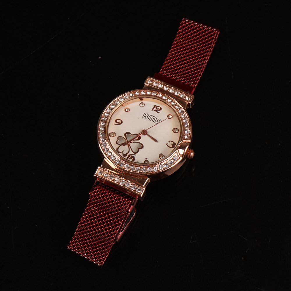 Red Strap Women's Wrist watch