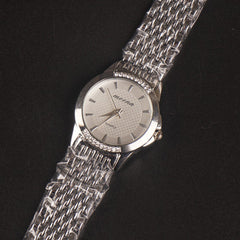 Women Chain Wrist Watch Silver M