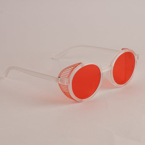 KIDS Sunglasses White Frame Red Shade