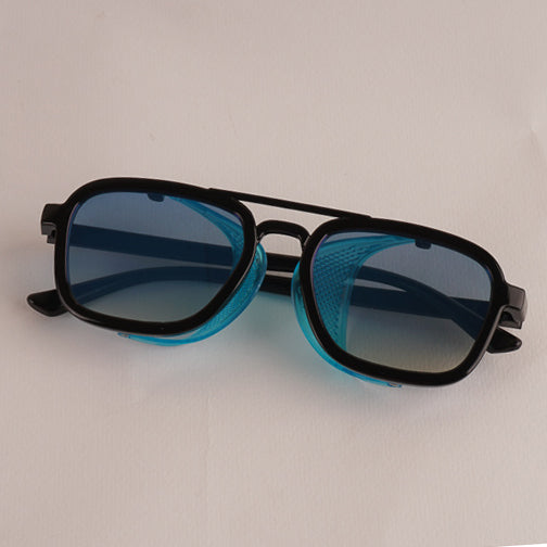 KIDS Sunglasses Black Frame Blue Shade