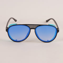 KIDS Sunglasses Black Frame Blue Shade