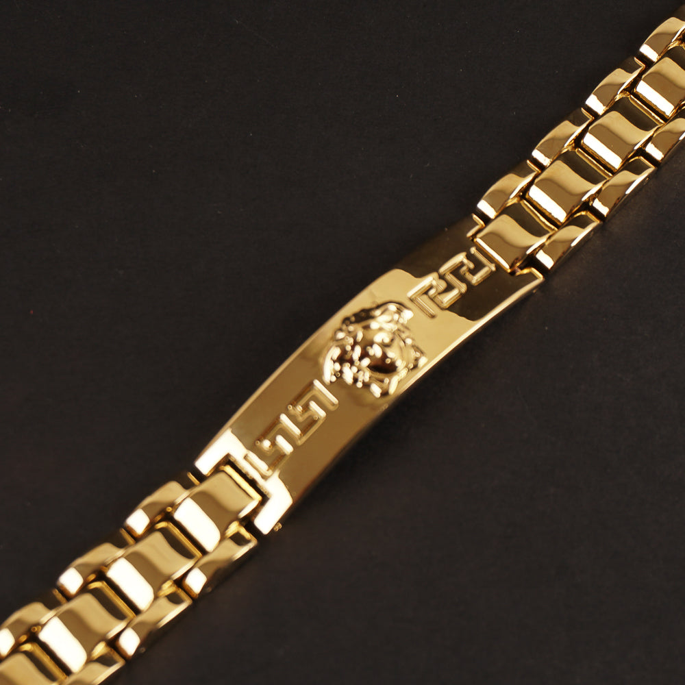 Mens Golden Chain Bracelets V