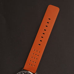 Mens Fancy Watch With Date & Time Brown Strap