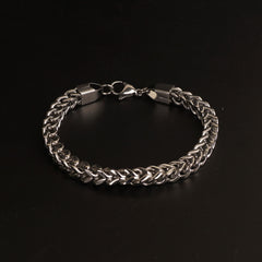 Mens New Chain Bracelet Silver