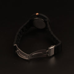 Women's Wrist Watch Black Dial with Black Strap X