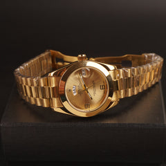 Women Chain Wrist Watch Golden R