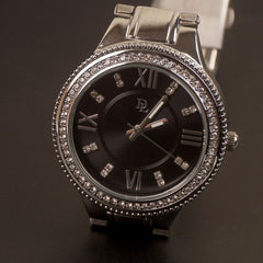 Women Chain Wrist Watch Silver DL