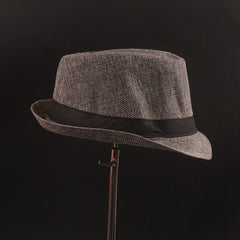 Grey Panama Fashion Spring Summer Wide Brim Beach Hat