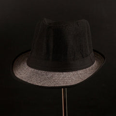 Black Grey Panama Fashion Spring Summer Wide Brim Beach Hat