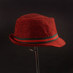 Red Panama Fashion Spring Summer Wide Brim Beach Hat