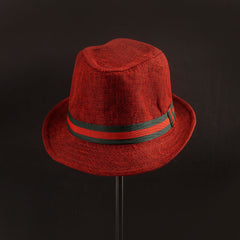 Red Panama Fashion Spring Summer Wide Brim Beach Hat