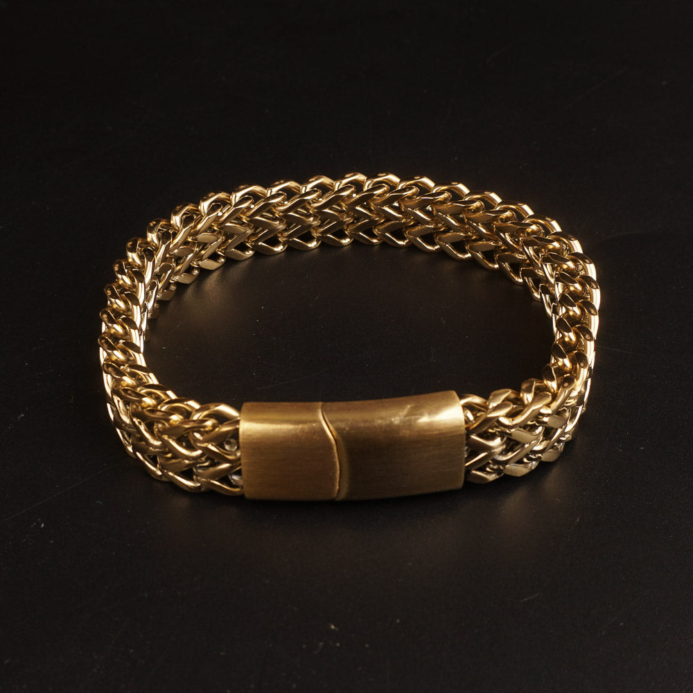 Mens Golden Chain Bracelets