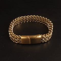 Mens Golden Chain Bracelets