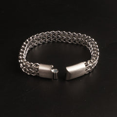 Mens Silver Chain Bracelets