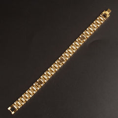 Mens Golden Chain Bracelets R