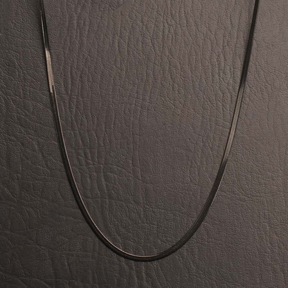 Mens Black Chain 3mm