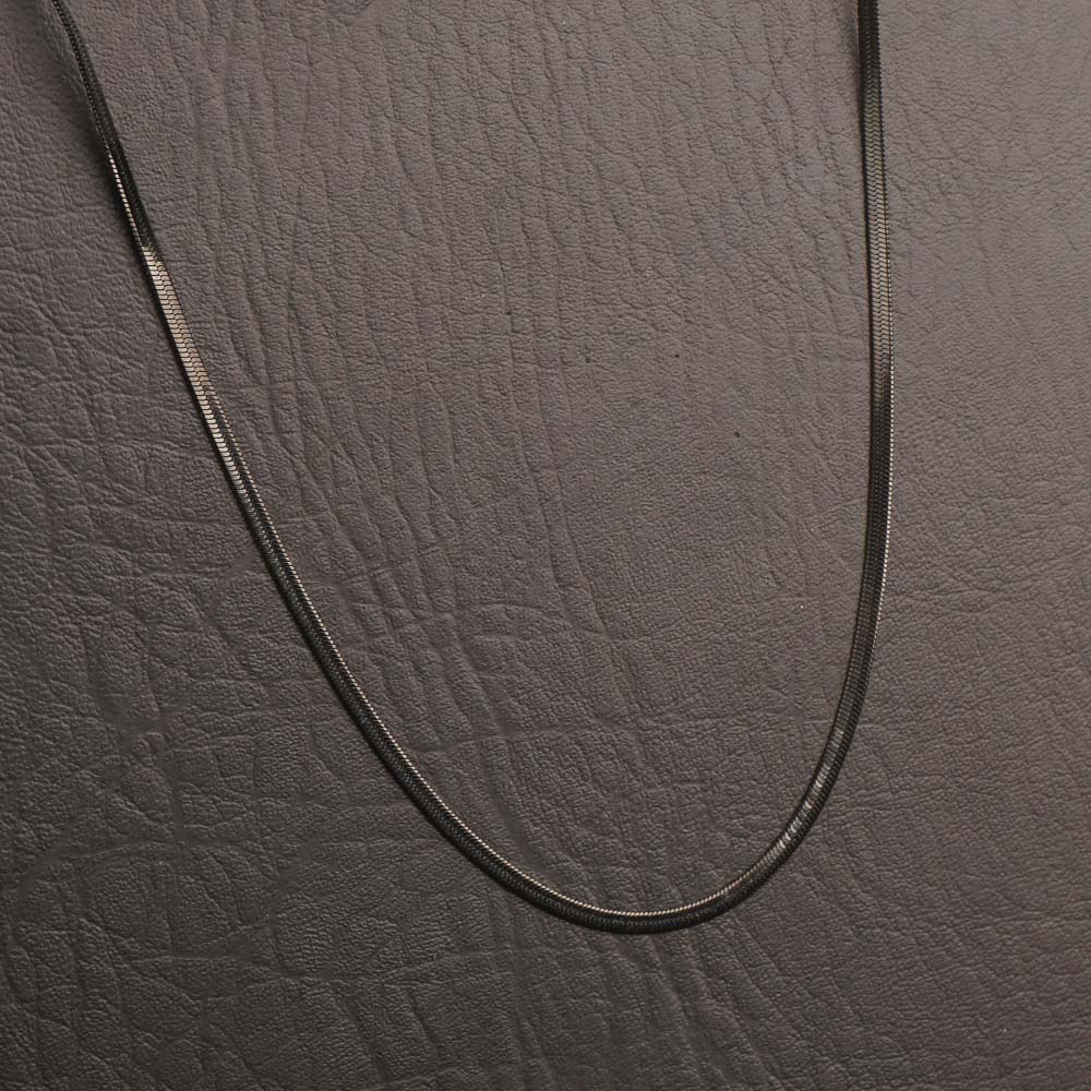 Mens Black Chain 3mm