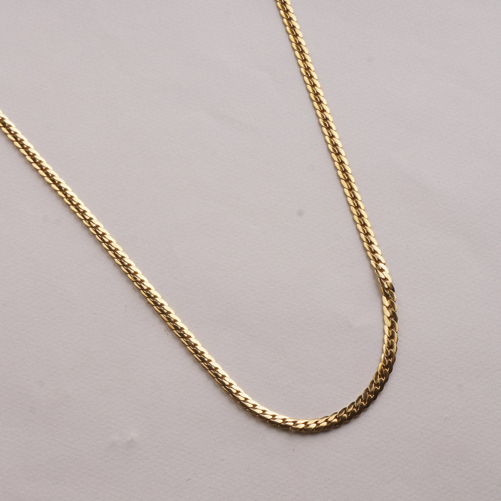 Golden Chain Necklace 3mm