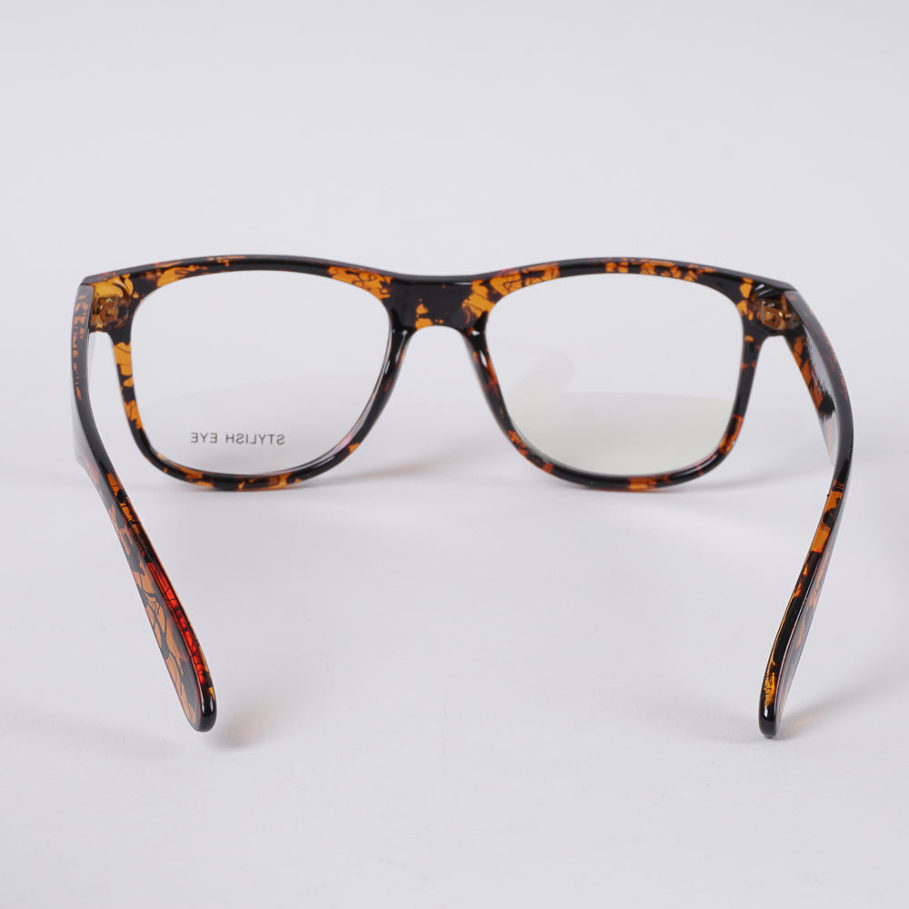 Orange Black Shade Optical Frame