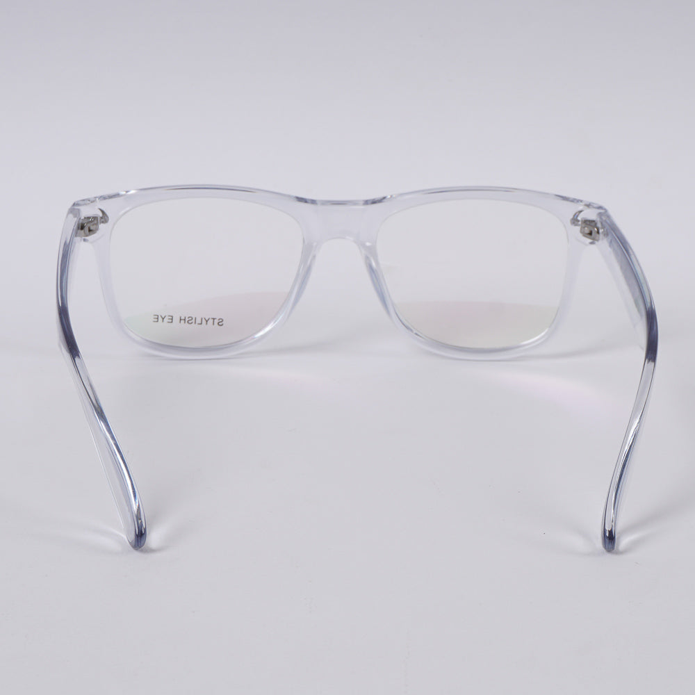 White Blue Shade Optical Frame