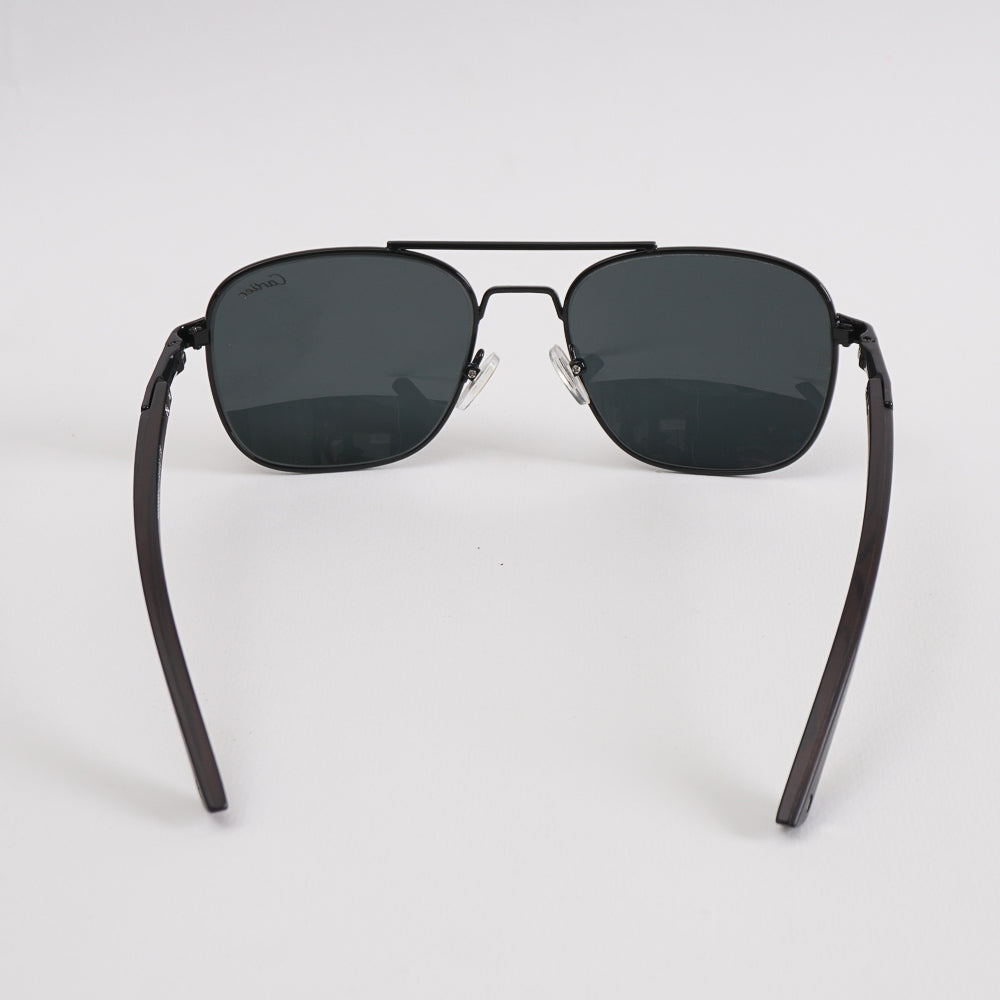 Black Sunglasses with Black Shade Wooden Stick