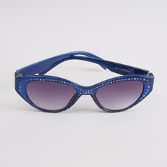 Blue Frame Fancy Sunglasses for women