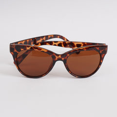 Black Orange Shade Fancy Sunglasses With Brown Shade 1