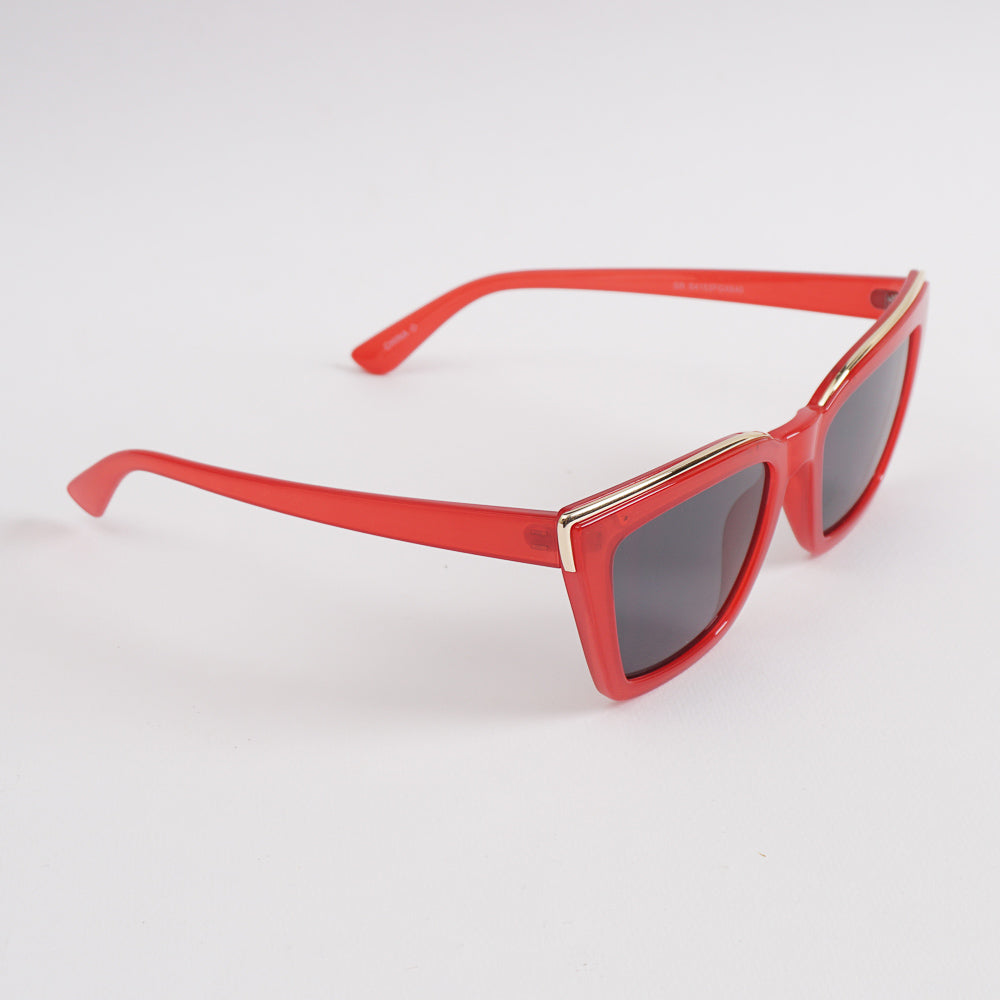 Red Frame Sunglasses with Black Shade