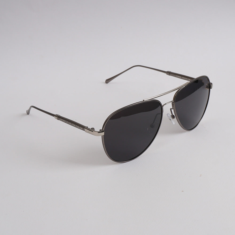 Metallic Sunglasses with Black Shade P